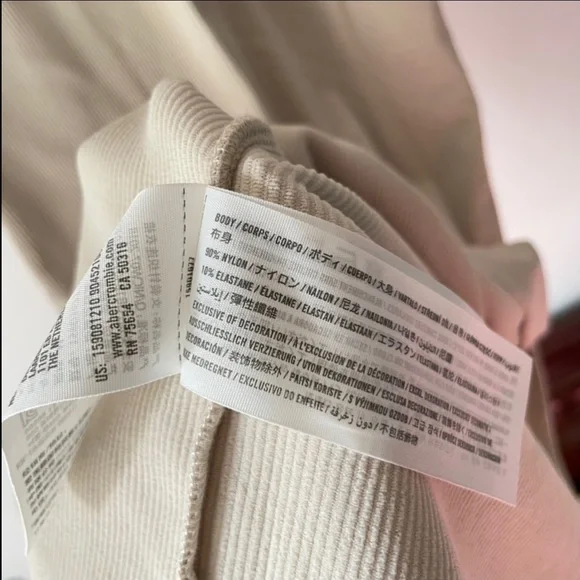 Abercrombie & Fitch Beige Seamless Midi Dress (SOLD) - Picture 3 of 5